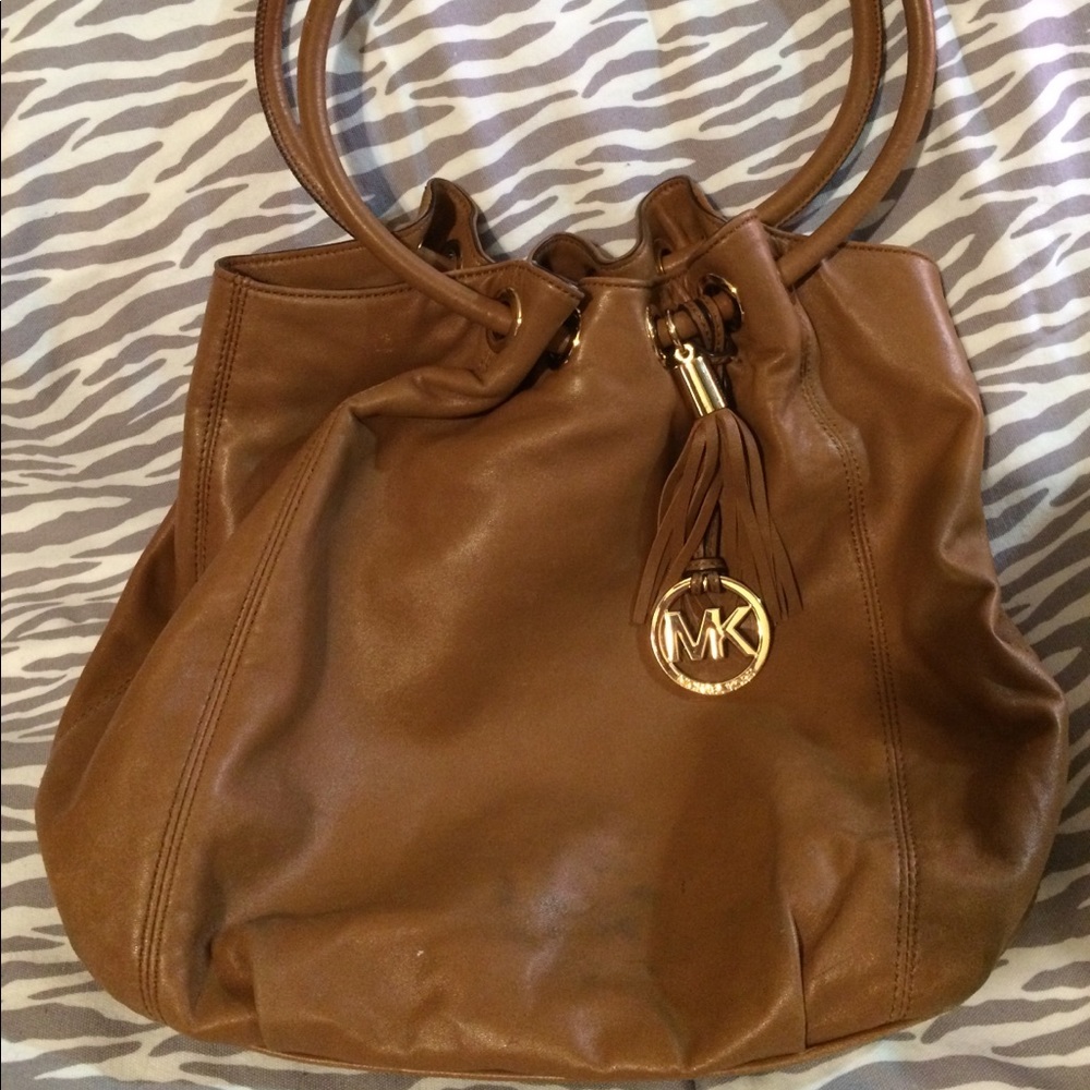 Michael Kors Brown Leather Purse